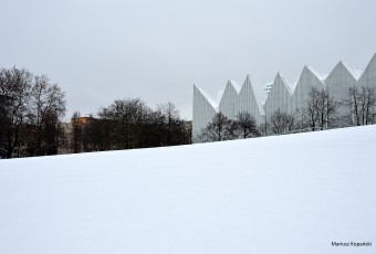 Góra lodowa  w centrum Szczecina